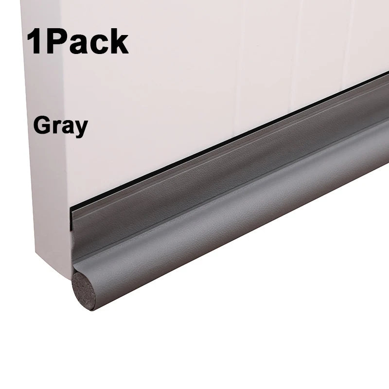 94cm Door Bottom Sealing Strip Self-adhesive Weatherstrip Under Door Draft Stopper Windproof Dust-Proof PU Seal Acoustic Foam