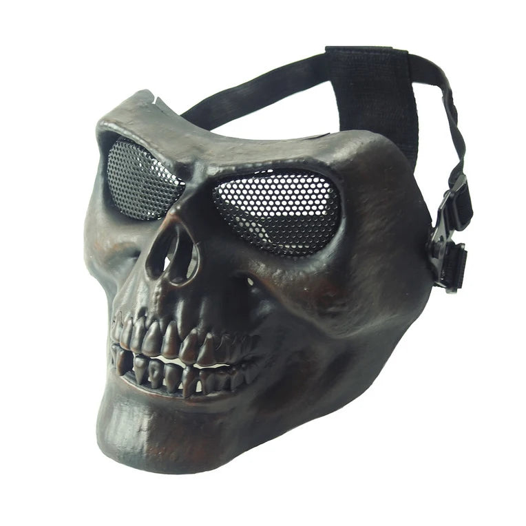 Airsoft Paintball Mask Field Hunting Scary Skull Camouflage Mask Military Tactical War Game BB Gun Shooting Protection Equipment
