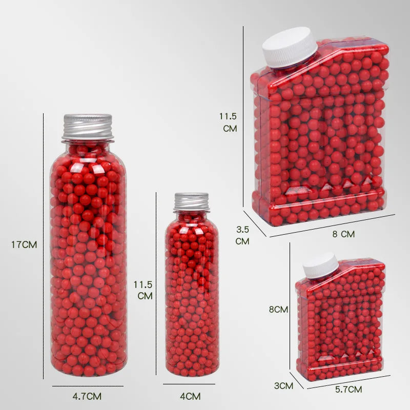 7.1MM Red Soft Rubber Bullet EVA Blaster Accessories