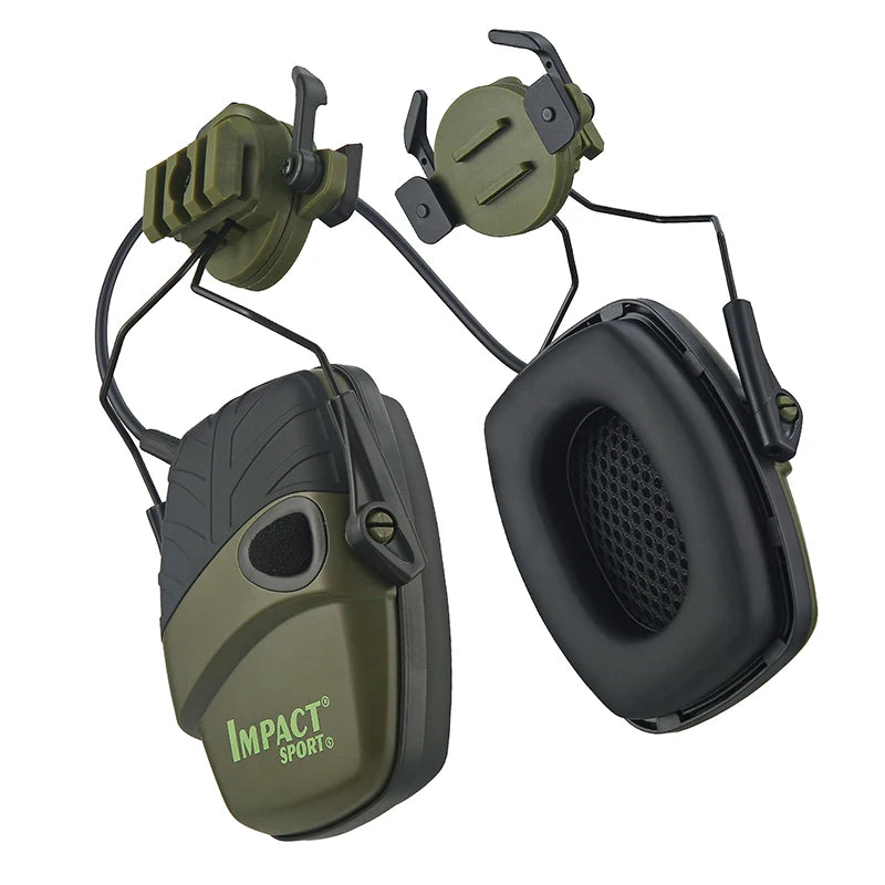 Tactical Shooting Earmuffs Electronic Impact Sound Amplification Anti-Noise Hearing Protection Headset for Outdoor Sports