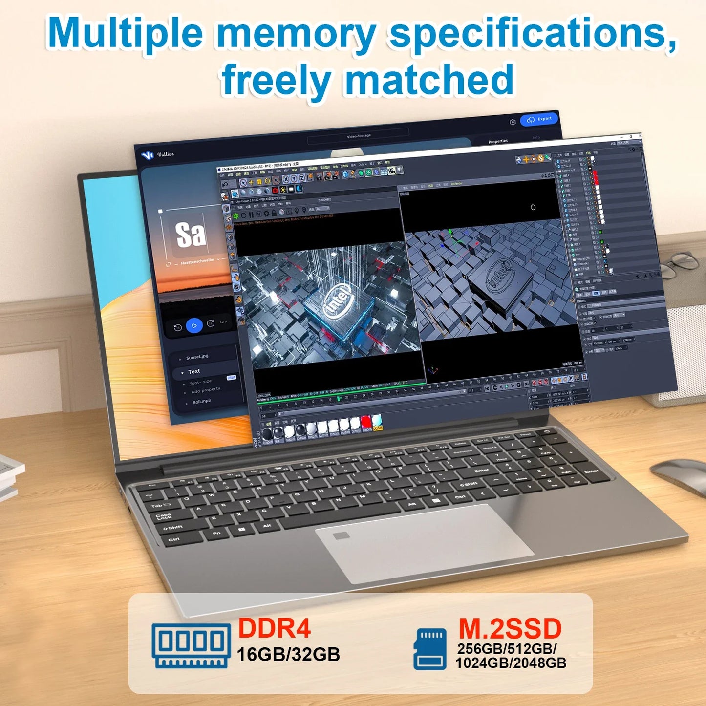 15.6 inch Intel Core i7 6500U Windows 11 Pro Laptop Computer 16GB DDR4 512GB 1TB SSD Portable Notebook PC Gamer Gaming Laptops