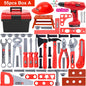 Children's Tool Set with Electric Toy Drill Kids Power Construction Toy Pretend Play Toy Tools Kit for Toddler Boys Girls Child