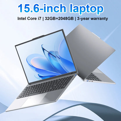 15.6 inch Intel Core i7 6500U Windows 11 Pro Laptop Computer 16GB DDR4 512GB 1TB SSD Portable Notebook PC Gamer Gaming Laptops
