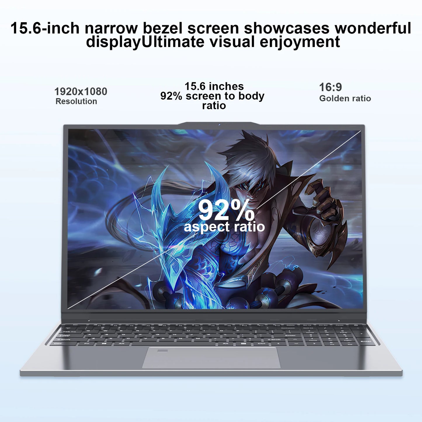 15.6 inch Intel Core i7 6500U Windows 11 Pro Laptop Computer 16GB DDR4 512GB 1TB SSD Portable Notebook PC Gamer Gaming Laptops