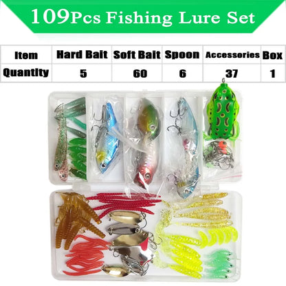 Fishing Rod Combo Full Kits 1.8M Telescopic Spinning Reel Baits Lure Set Travel Fishing Gear Hooks Pole Accessories Beginner