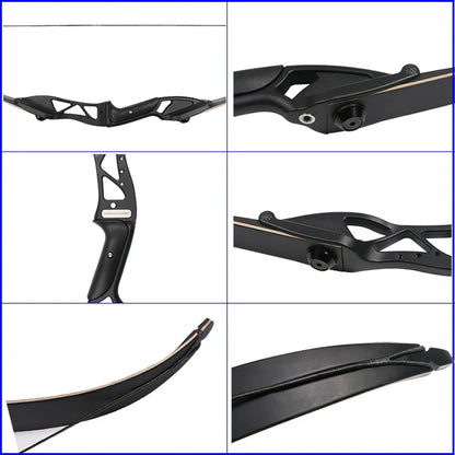 toparchery Archery Bow 56Inch 30-50lbs Outdoor Shooting Recurve Bow for Right-handed Powerful Take-down Hunting Bow with Bow Bag