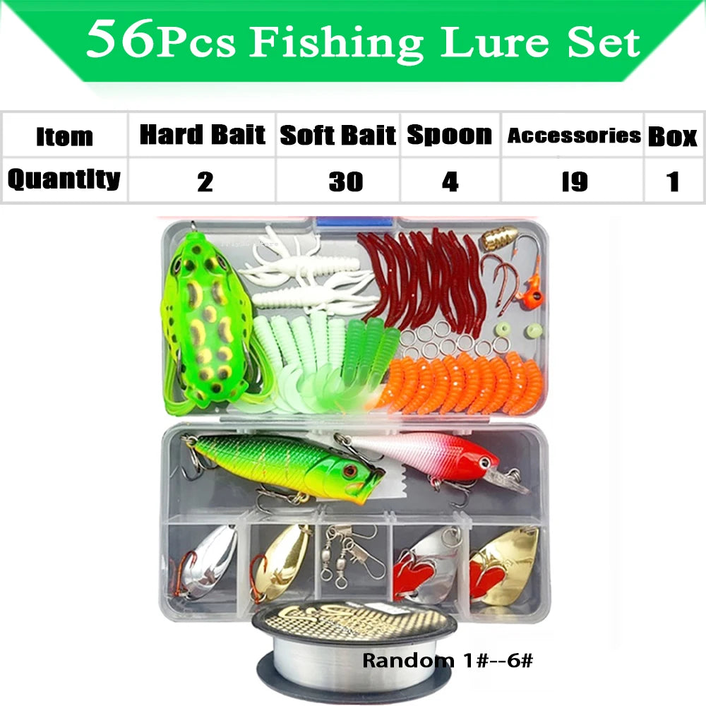 Fishing Rod Combo Full Kits 1.8M Telescopic Spinning Reel Baits Lure Set Travel Fishing Gear Hooks Pole Accessories Beginner