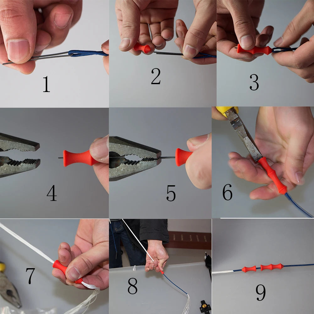 2pcs Bow String Silencer Stabilizer Silicon Finger Protector for Compound Bow/Recurve Longbow Hunting Archery Target Shooting