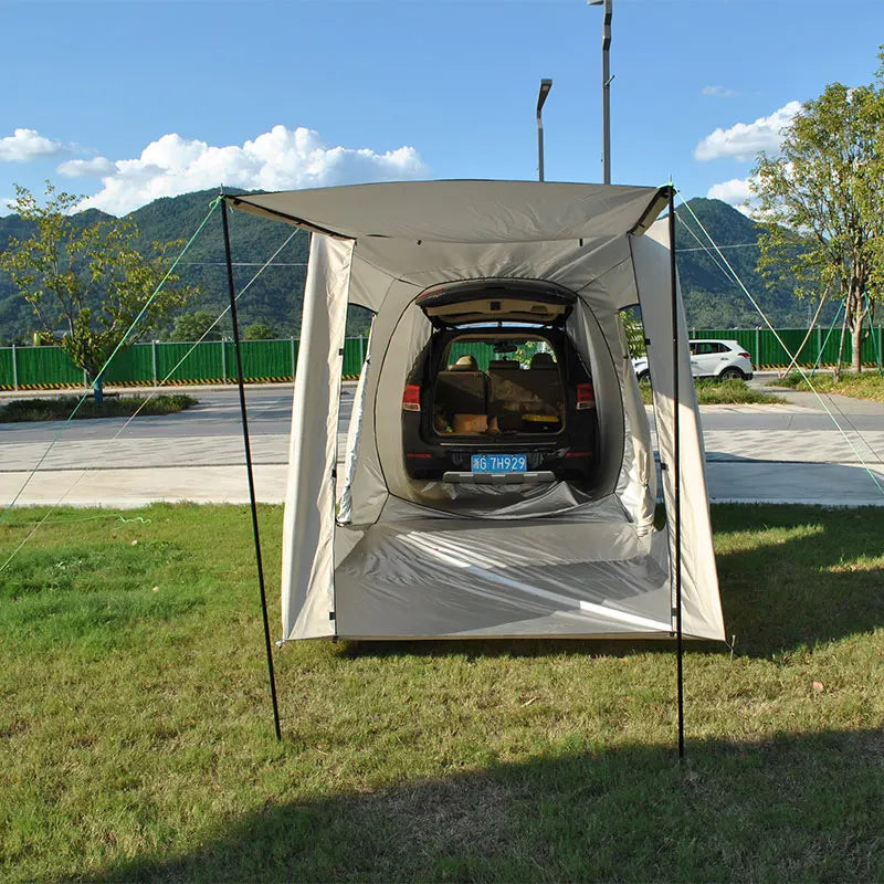 Camping Tent For 6 Person, Car Camping Accessories Including Nail, Outer Bag, Tent For SUV Hatchback Camping For Fishing, Hiking
