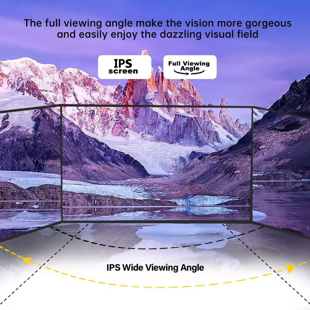 Wireless 18. 5" 15.6" Portable Monitor WIFI Support Mirroring for Phone, Miracast for Laptops, For XBox PS4 / 5 Switch