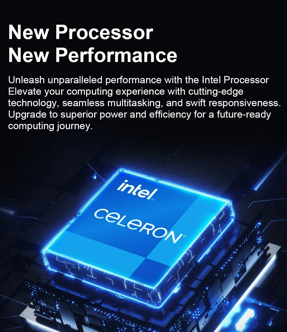 15.6inch Intel Notebook PC Ultra Slim Laptop Intel Celeron N4000 16GB RAM 1TB 2TB SSD Office Study Computer PC Windows 11 Pro