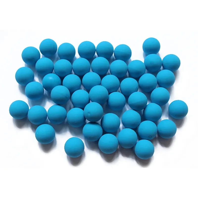 100 Rounds Solid Nylon 50 Cal. Paintballs Ammo for Tr50 Reusable. 50 Caliber Hard Plastic Projects for Self Defense