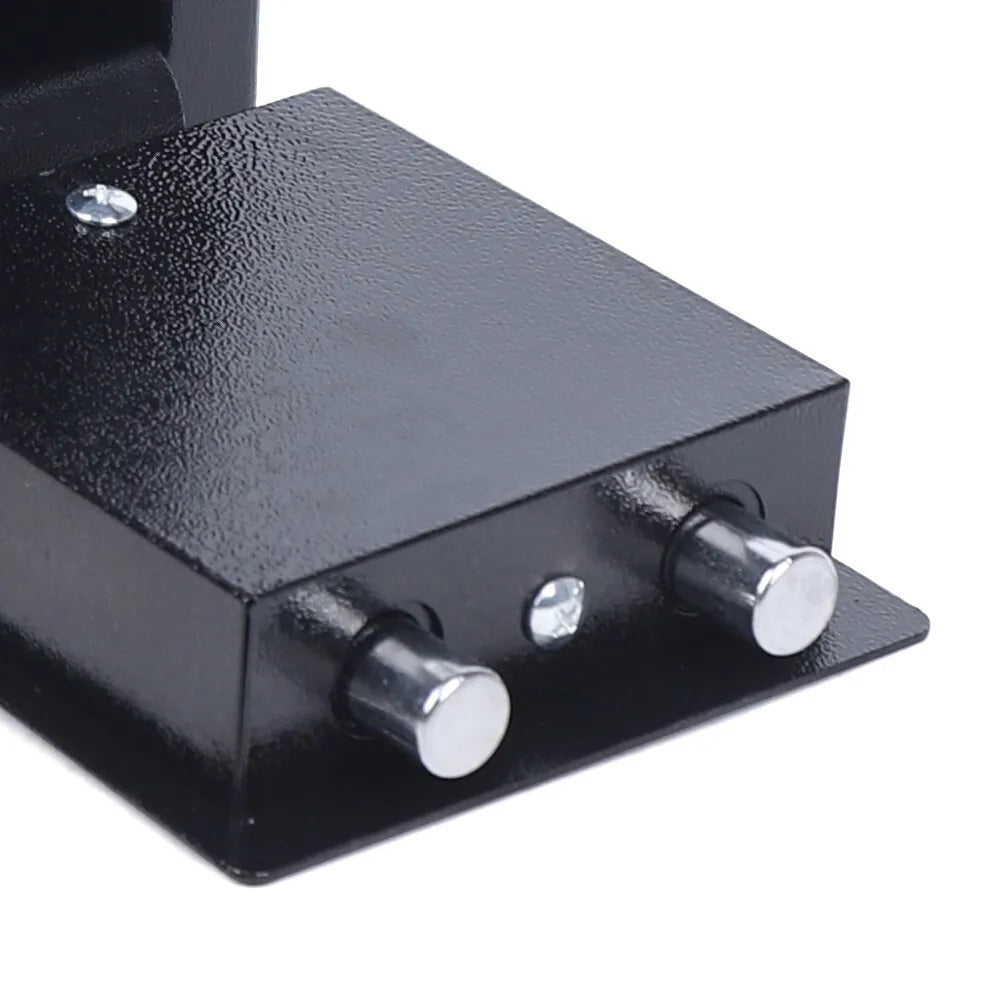 Durable Q235 Steel Lockable Safe Box with 1.01Gal Capacity 3 Keys & Felt Lining Ideal for Home Office & Travel Storage