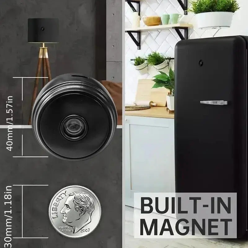 Mini Security Protection Camera Smart WiFi Wireless Video Surveillance 1080P HD Indoor Night Vision Secret Security Hoome Camera