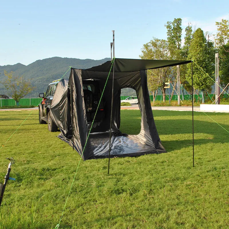 Camping Tent For 6 Person, Car Camping Accessories Including Nail, Outer Bag, Tent For SUV Hatchback Camping For Fishing, Hiking