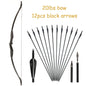 Archery Recurve Bow for Right/Left-Handed Outdoor Hunting Sports Shooting 57inch 30-40 Ibs Take-down Bow Archery Target