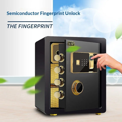 Digital Electronic Password Safe Box Home Office Hotel Concealed Wall Mini Fireproof Security Armored Wardrobe Large Deposit