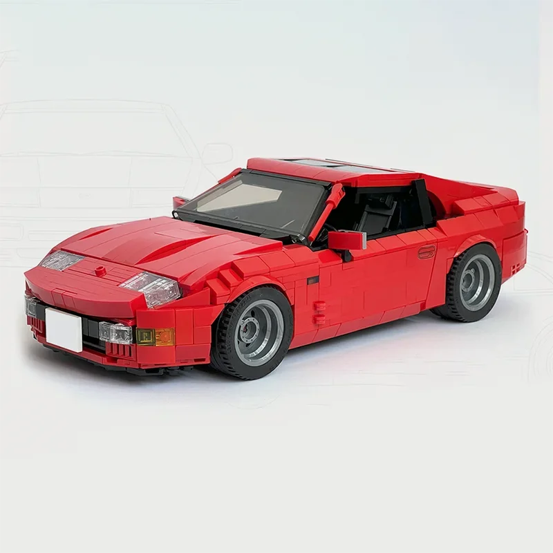 1462PCS 1:14 scale Nissed 300ZX classic supercar static version racing model DIY creative ideas Child Toy Assembly Puzzle Gift
