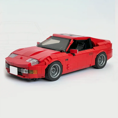1462PCS 1:14 scale Nissed 300ZX classic supercar static version racing model DIY creative ideas Child Toy Assembly Puzzle Gift