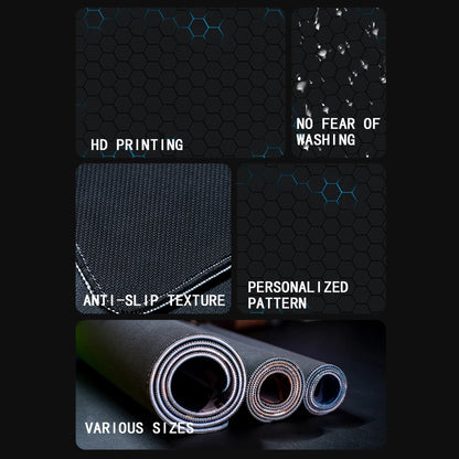 Green Forest Sunset Mousepad Natural Rubber Gaming Mouse Pad Extra Large Thickened Desk Mat Size for Gameing World of tanks CS