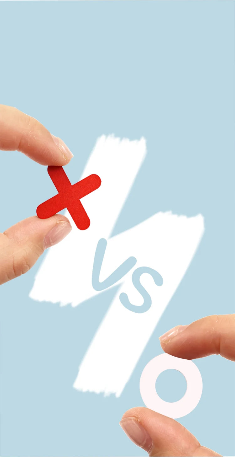 Solid Wooden Tic Tac Toe Board Game Montessori Toys - Perfect for Family Fun and Backyard Entertainment!