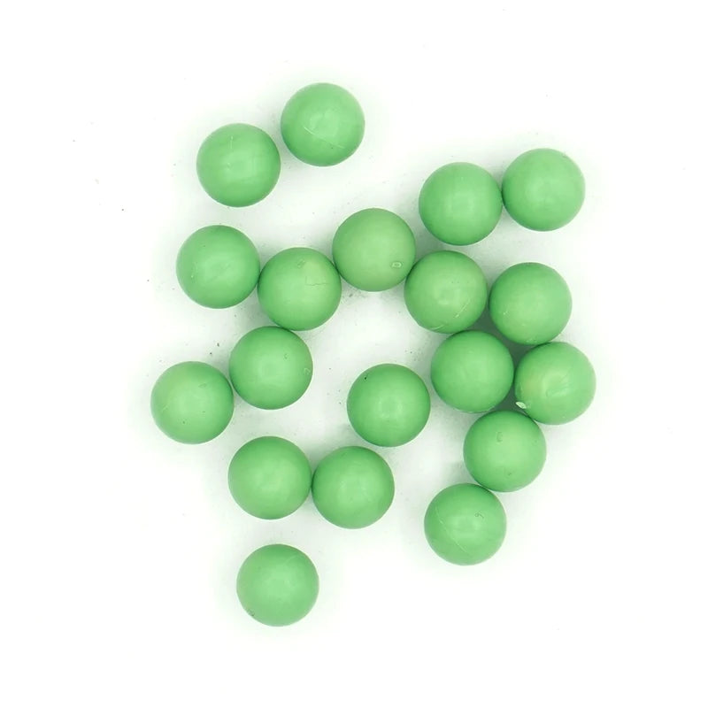 100 Rounds Solid Nylon 50 Cal. Paintballs Ammo for Tr50 Reusable. 50 Caliber Hard Plastic Projects for Self Defense