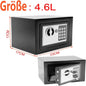 DayPlus Digital Safe Househol Steel Safe Box Currency Vank Deposit Box with Key to Safely Store Cash Jewelry