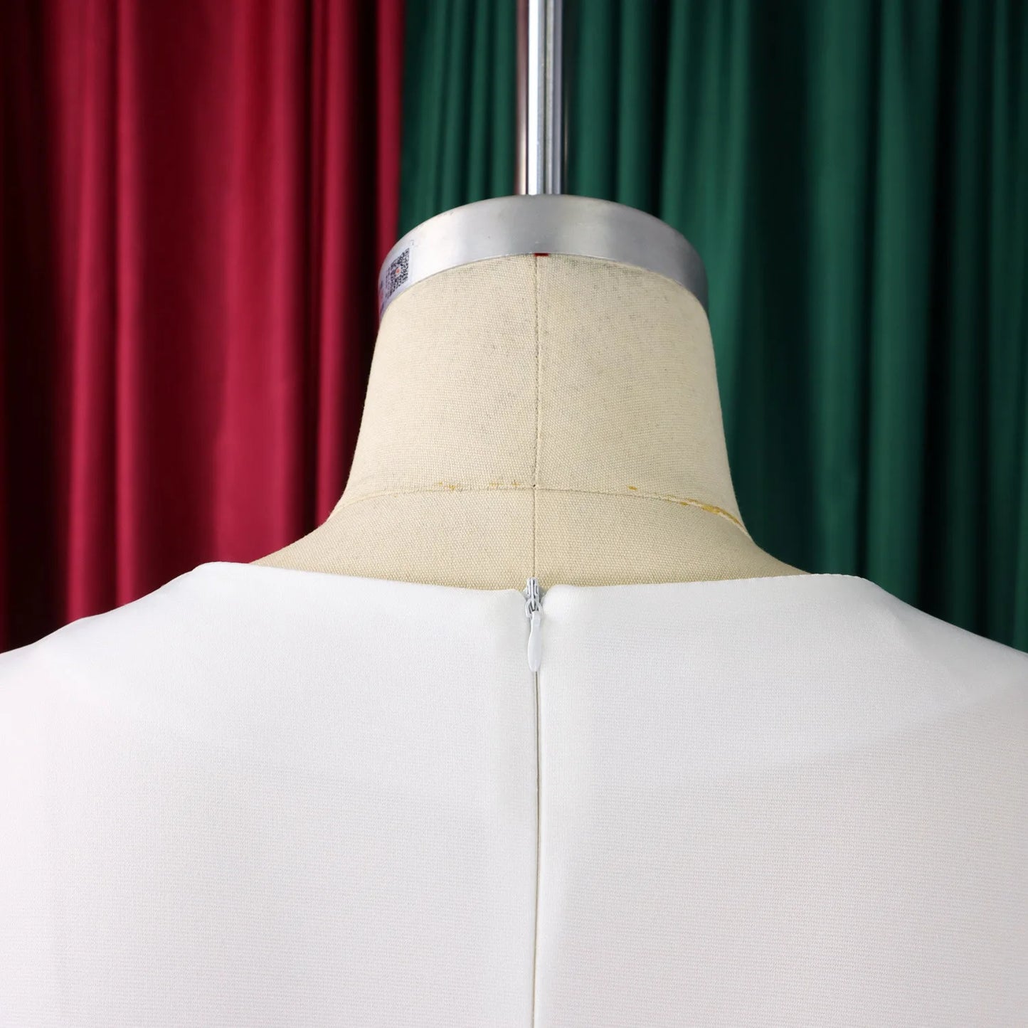 Elegant Bodycon Dresses for Women O Neck Full Sleeve Floral Decorate Solid Sheath Package Hips Mid Calf Professional Work Dress