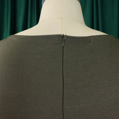 Elegant Office Dresses for Women O Neck Half Sleeve Sheath Package Hips Formal Business Work Wear Vestidos Mujer Dress Clothes