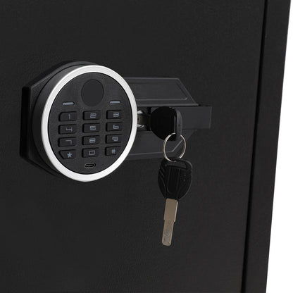 Electronic Furniture Safe with Combination Lock Digital Wall Safe Box Safe for Home