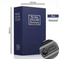 Book Safe Box Home Dictionary Metal Safe Box Secret Stash Box Metal Secret Hidden Dictionary with Password Lock Key Lock Box