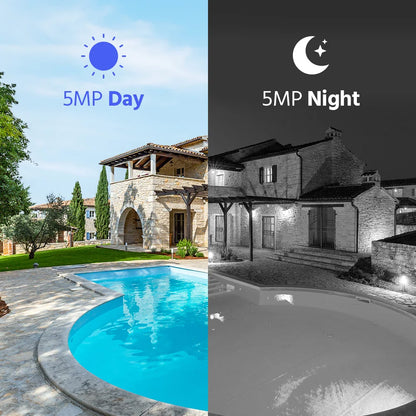 ANNK H.265+ 5MP Lite Ultra HD 8CH DVR CCTV Security System 4/8PCS Outdoor 5MP EXIR Night Vision Camera  Video Surveillance Kit