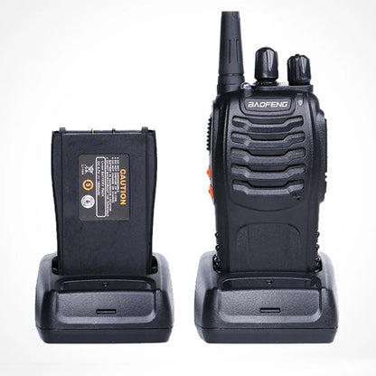 2PCS Baofeng BF-888S Walkie Talkie High-power 888s UHF 5W 400-470MHz BF888s H777 Long Range Two Way Radio For Hunting Hotel
