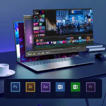 Laptop Intel N5095 15.6 Inch 16GB RAM 1TB SSD DDR4 Windows 11 Fingerprint Unlock Backlit Keypad HD Camera BT4.2 Computer PC