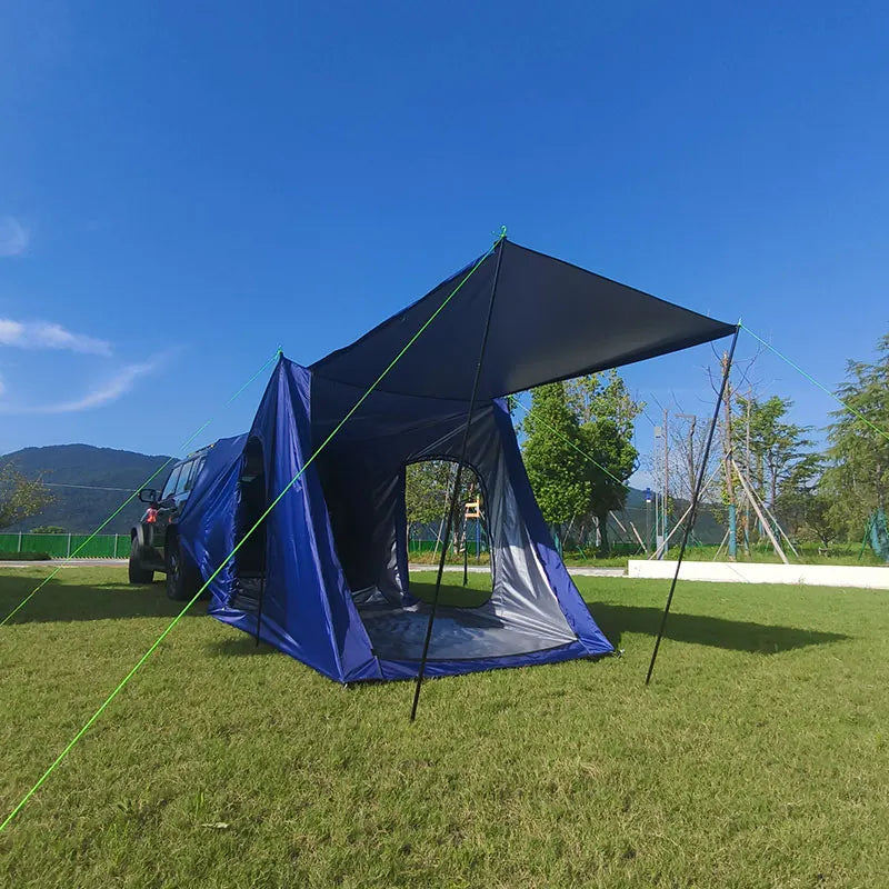 Camping Tent For 6 Person, Car Camping Accessories Including Nail, Outer Bag, Tent For SUV Hatchback Camping For Fishing, Hiking