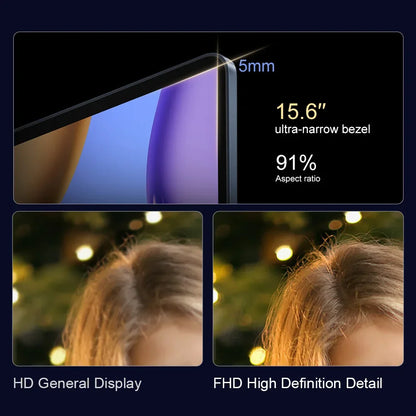 Laptop Intel N5095 15.6 Inch 16GB RAM 1TB SSD DDR4 Windows 11 Fingerprint Unlock Backlit Keypad HD Camera BT4.2 Computer PC