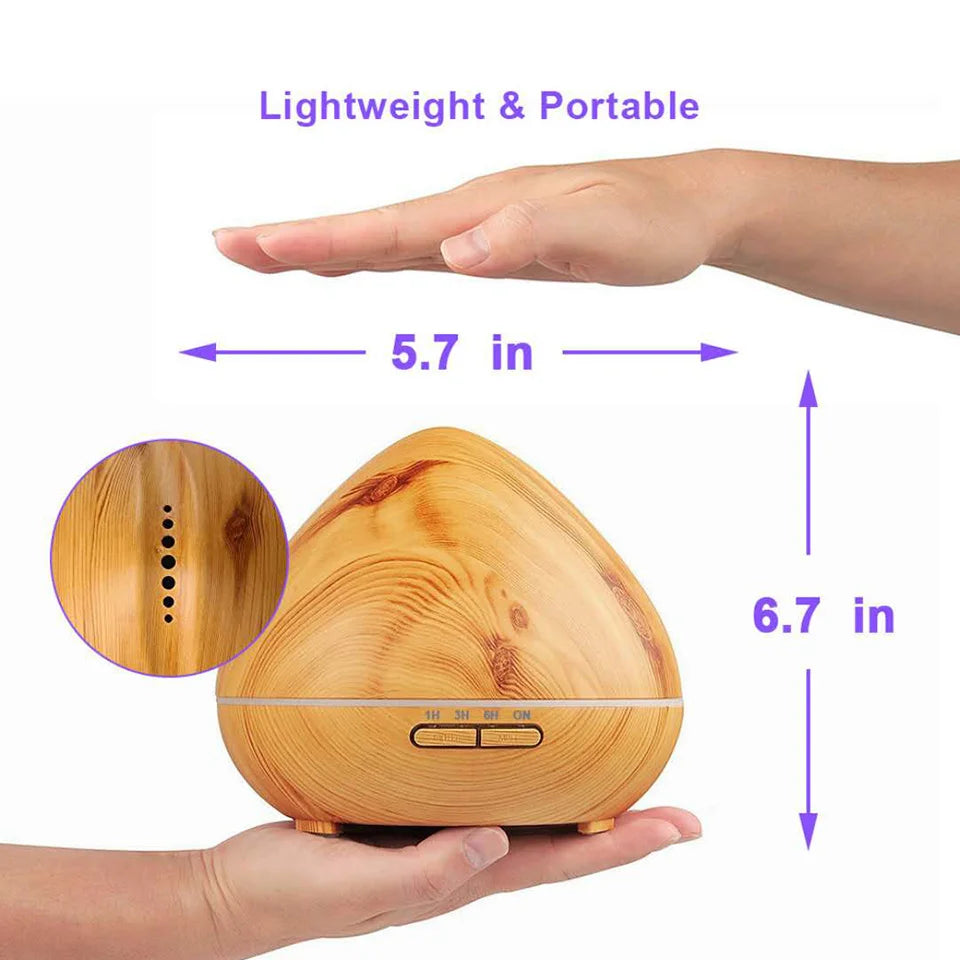 Aroma Essential Oil Diffuser Aromatherapy Ultrasonic Air Humidifier Automatically Remote Control Humidificador 300 500 1000ml