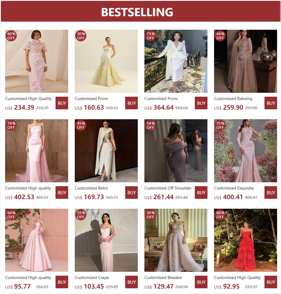 Customized Evening Dresses Women Elegant Vestido Coctel Formal Dress Shiny Dress Formal Occasion Dresses Gown فساتين نسائية شح