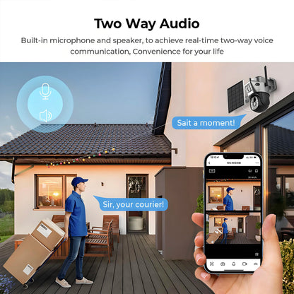4K Wireless WiFi Solar Outdoor Camera  8MP Dual Lens 4G Sim IP Surveillance Cam PIR Night Vision Mobile Detection Security CCTV