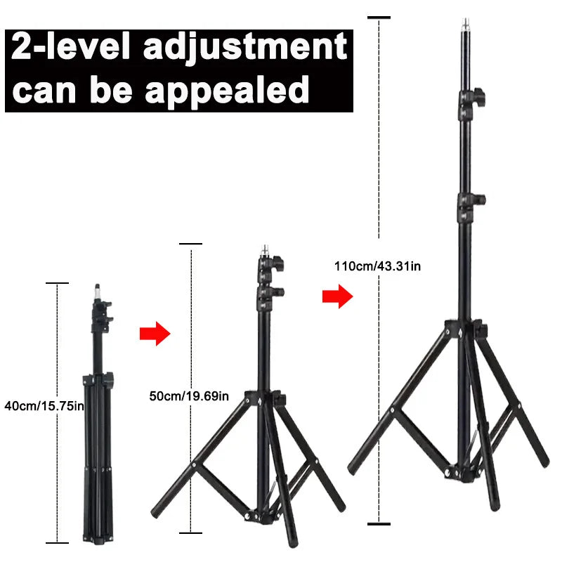 DITONG Projector Bracket Travel Tripod with 1/4 Screw Photographic Lighting Stand Extendable 110cm for Projector Camera Outdoor