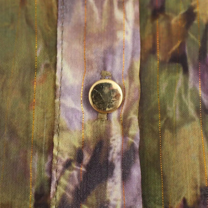 European And American Style Foreign Trade New Sweet And Western Style Dress With Belt And Metal Color Line Printed Dress