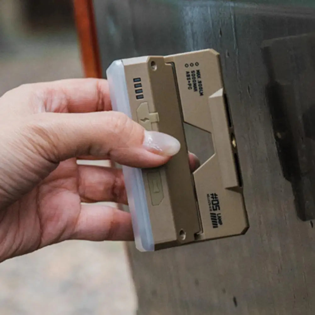 Card-type Camping Lamp Card style camping light, ambient lighting convenient outdoor hiking camping light Magnetic Base