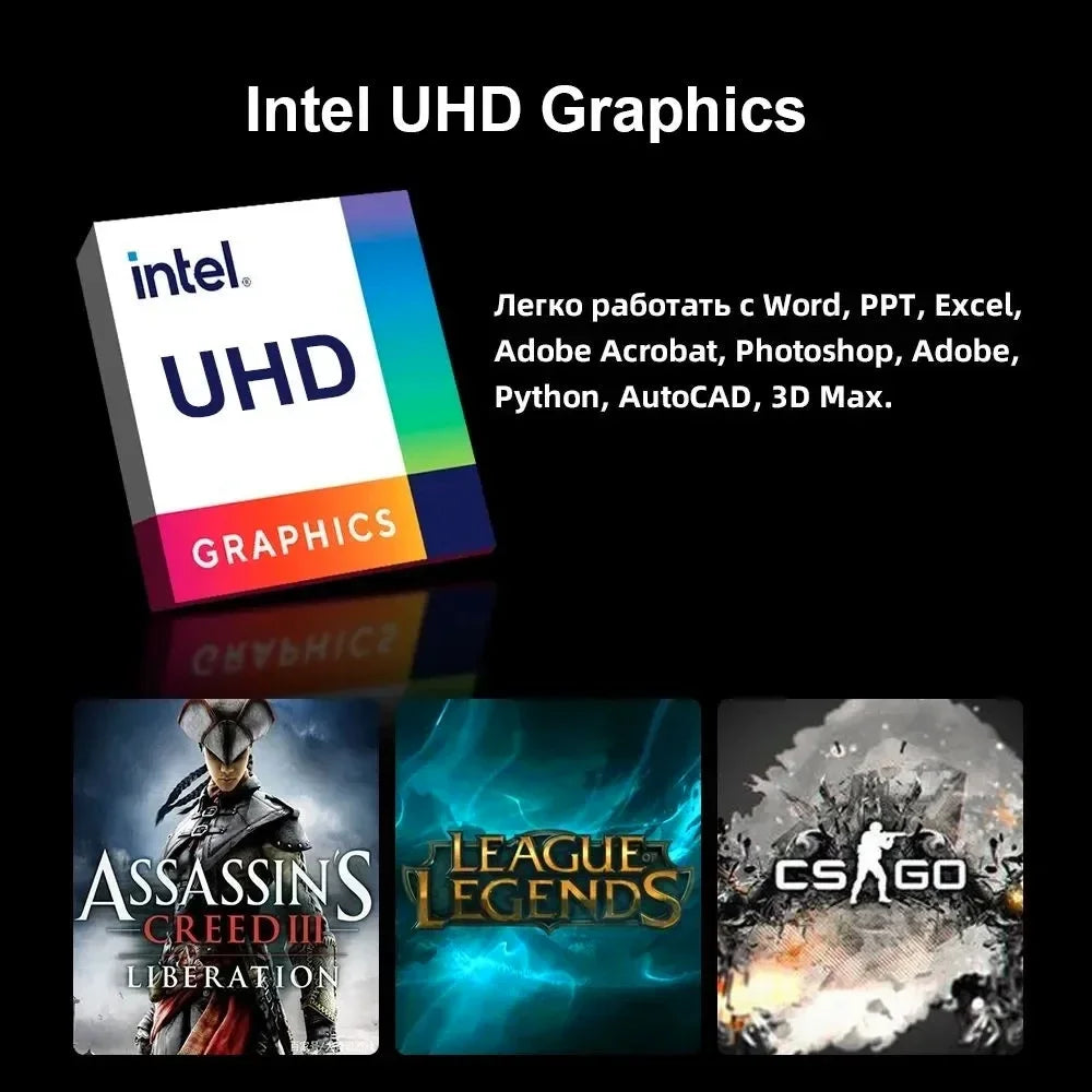 Laptop Intel N5095 15.6 Inch 16GB RAM 1TB SSD DDR4 Windows 11 Fingerprint Unlock Backlit Keypad HD Camera BT4.2 Computer PC