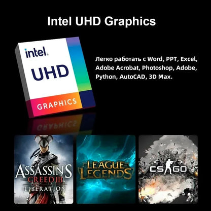 Laptop Intel N5095 15.6 Inch 16GB RAM 1TB SSD DDR4 Windows 11 Fingerprint Unlock Backlit Keypad HD Camera BT4.2 Computer PC