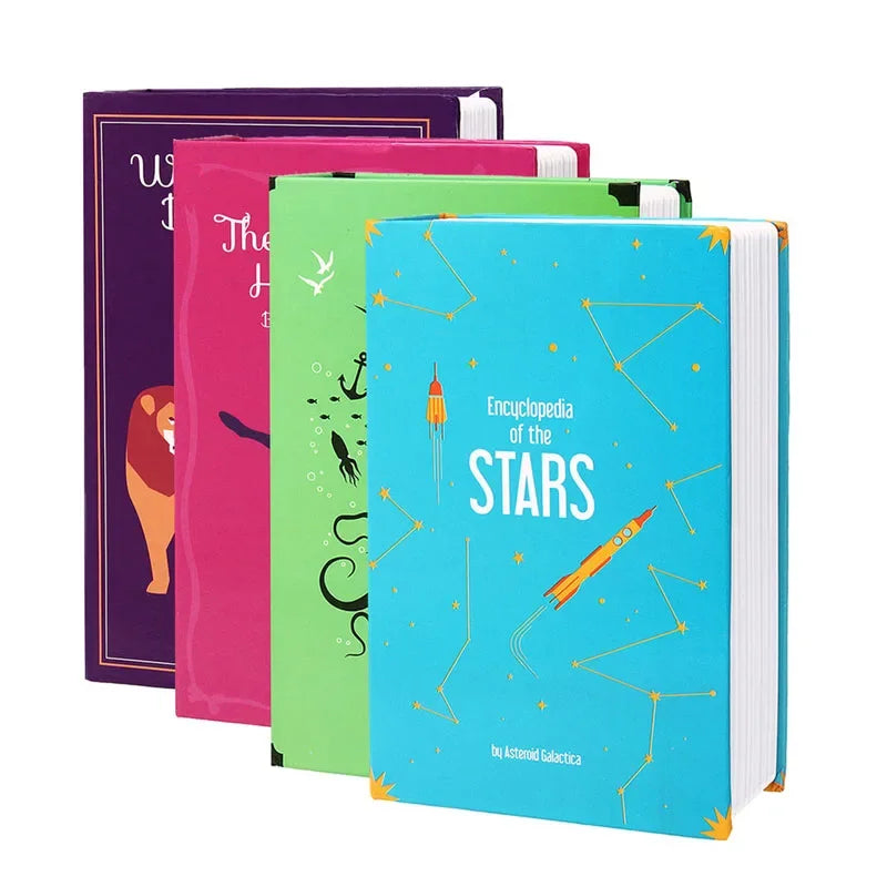 Book Safe Box Home Dictionary Metal Safe Box Secret Stash Box Metal Secret Hidden Dictionary with Password Lock Key Lock Box