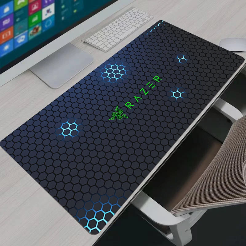 Razer Hexagon Mouse Pad Anime Gaming Accessories XXL Carpet Gamer PC Computer Keyboard Desk Mat Mausepad Office Gifts Mouse Pads