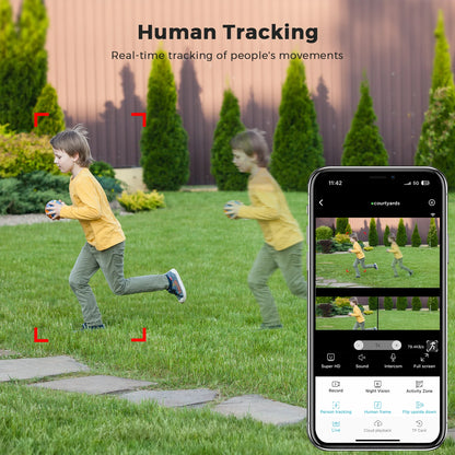 15MP Three Lens PTZ IP Camera Outdoor 6K HD Three Screen WiFi Security Camera Auto Tracking 10MP 4K Dual Len Wirelss CCTV Camera