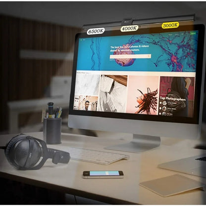 30CM CCT LED Computer Screen Hanging Light Bar Atmosphere Lamp for Work Study Read Gaming Dimming Lighting Monitor Light Bar