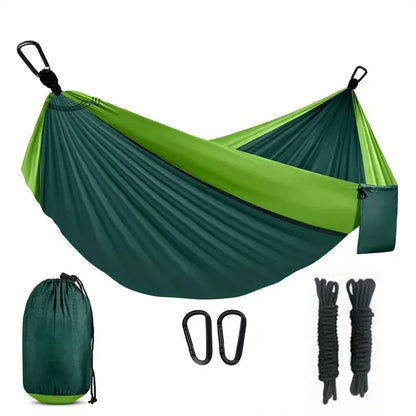 Camping Hammock with Color Matching Durable and Easy To Install Suitable for Camping Beach Hiking Outdoor Activities