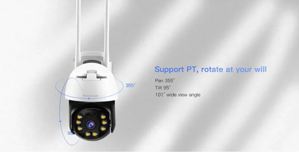 Vstarcam CS64 Outdoor Security Wireless 3MP IP Camera Smart Home Dome Waterproof Color Night Two Way AI Human Detection Camera